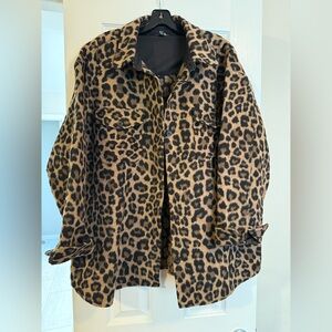 CHARLIE B Leopard Print Jacket